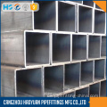 Tubo rectangular de sección hueca recocido negro galvanizado